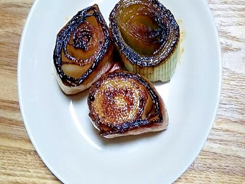 リーキネギのバター醤油焼き